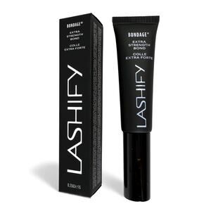 Lashify Bondage Extra Strength Bond Eyelash Adhesive Made in USA Black Rubber